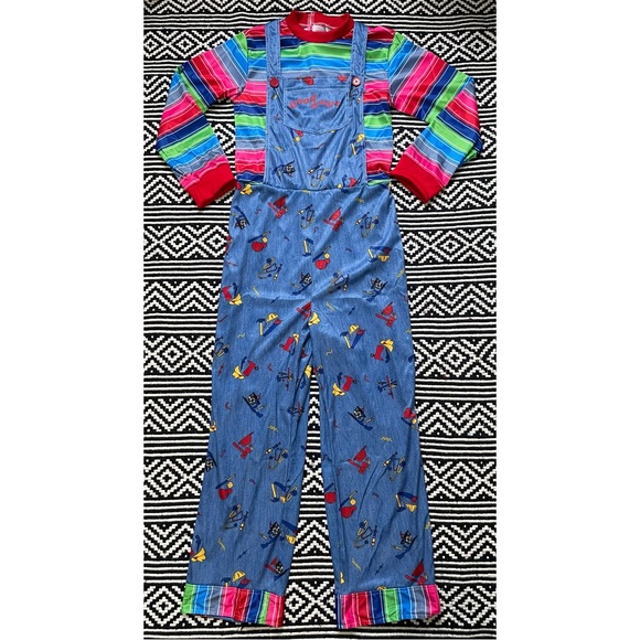 Spirit Halloween Chucky 2 in 1 Overalls Costume - Picture 3 of 16